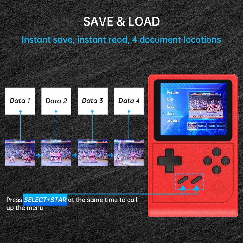 Mini Console Retrô GB300✅