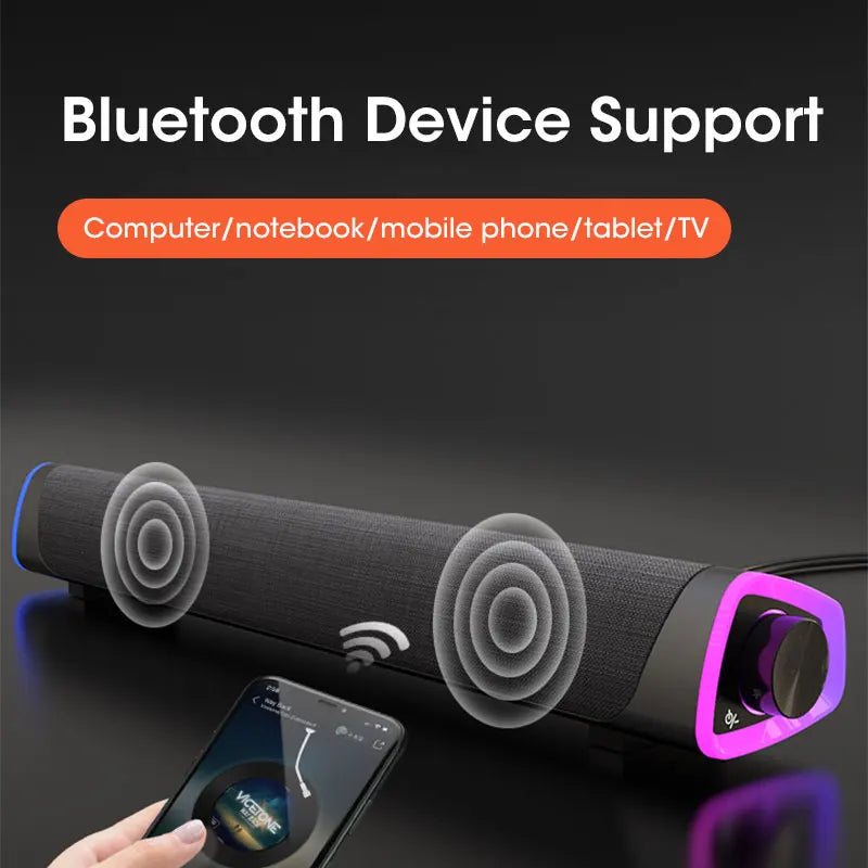 4D Speaker Bar – Potência em Som 4D para Seu Setup✅