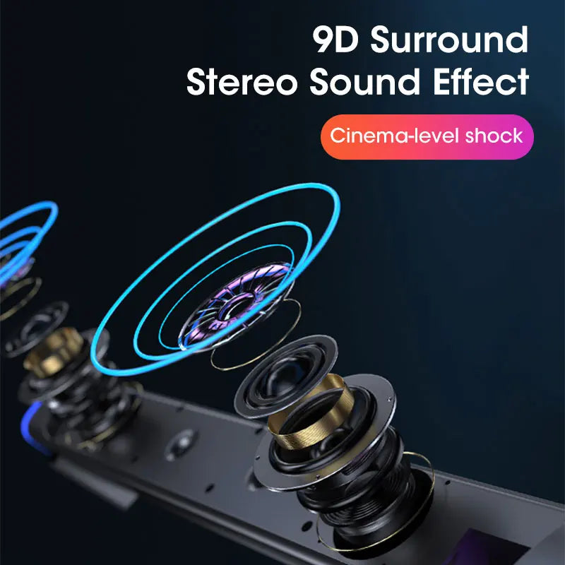 4D Speaker Bar – Potência em Som 4D para Seu Setup✅